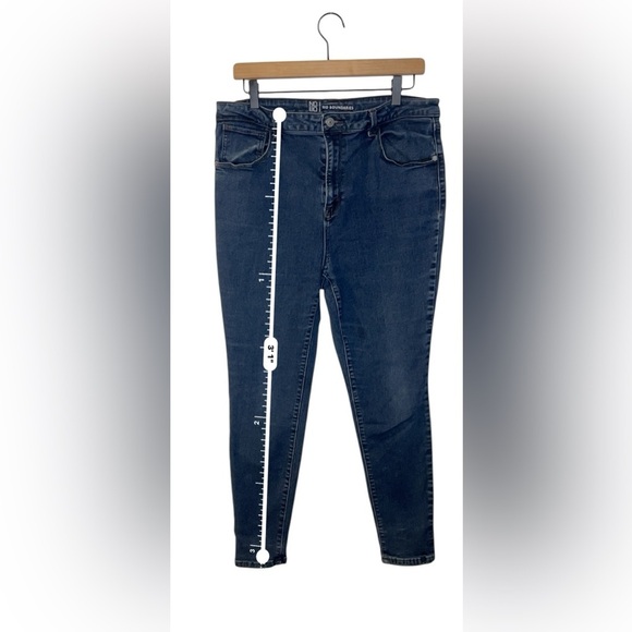 No Boundaries Blue Skinny Jeans High-Rise Stretch - Picture 7 of 7